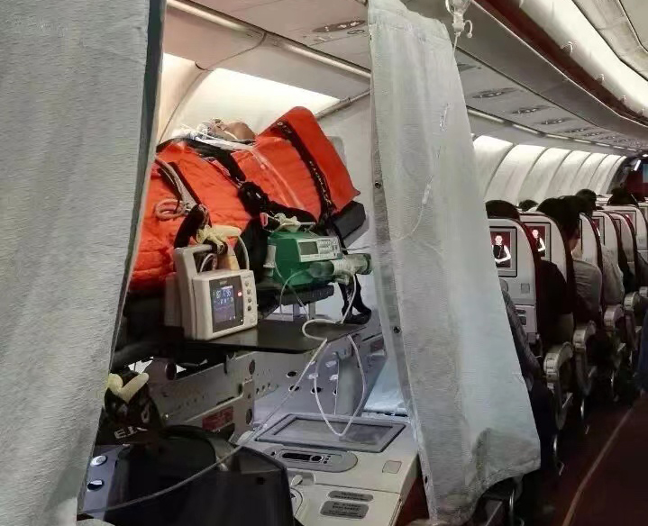 迪庆跨国医疗包机、航空担架